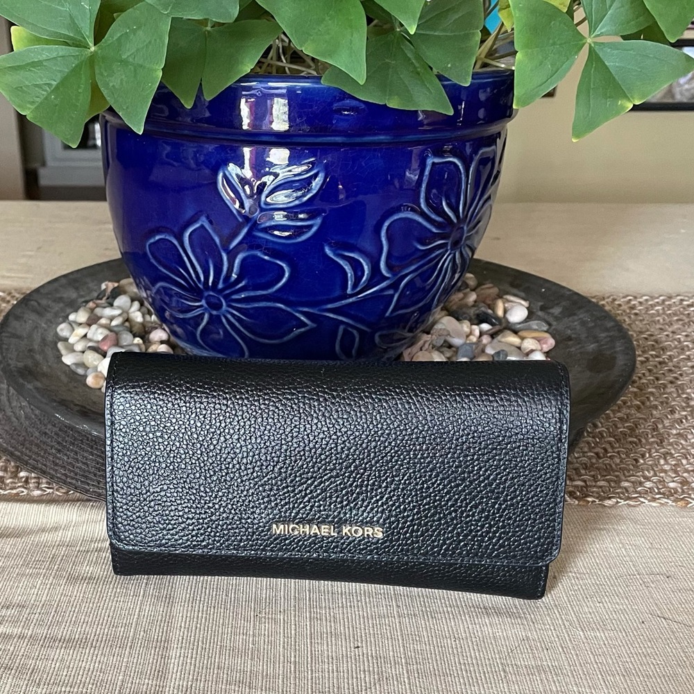 Michael Kors Black Leather Wallet